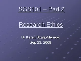 Research Ethics