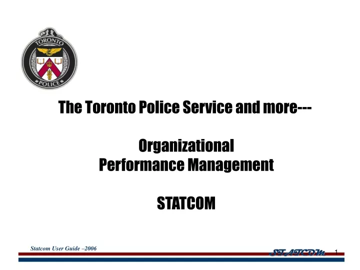 the toronto police service and more