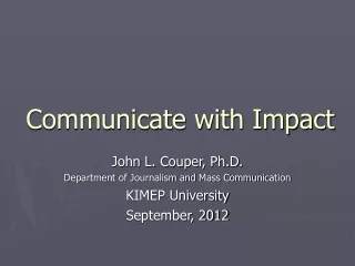 Communicate with Impact