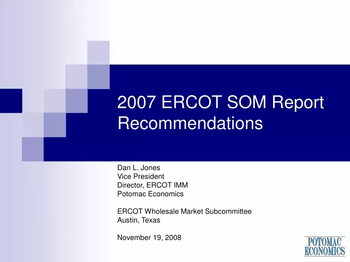 2007 ercot som report recommendations