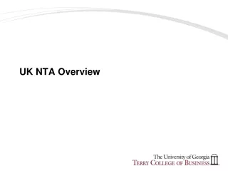 UK NTA Overview