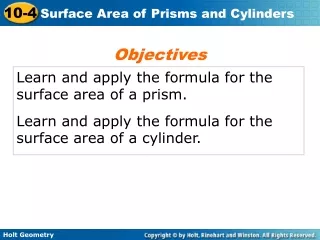 Learn and apply the formula for the surface area of a prism.