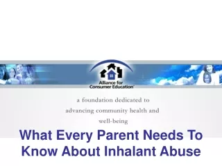 What Every Parent Needs To Know About Inhalant Abuse