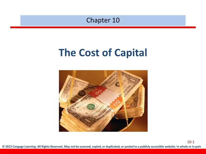 the cost of capital