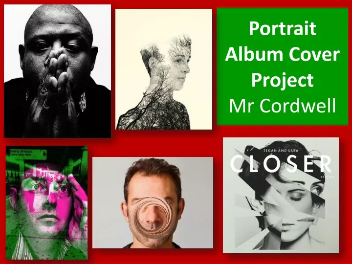portrait album cover project mr cordwell