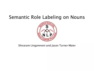 Semantic Role Labeling on Nouns