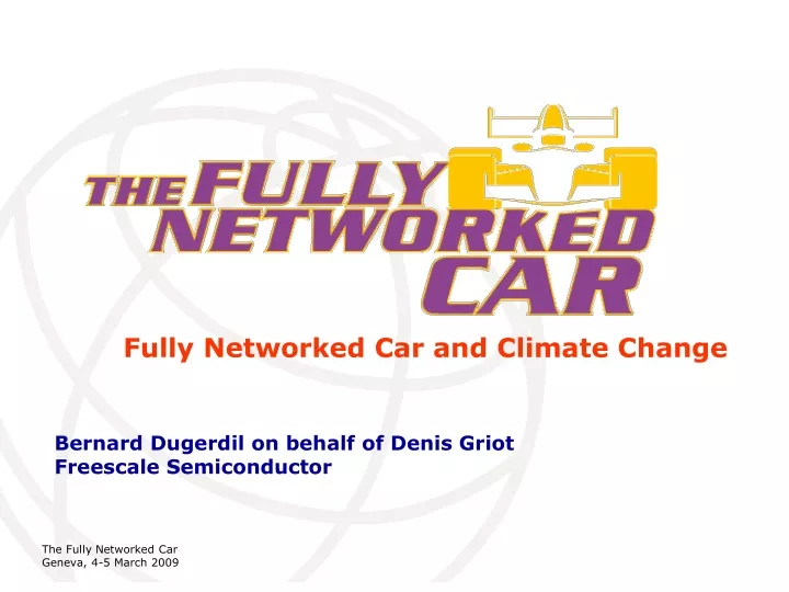 fully networked car and climate change
