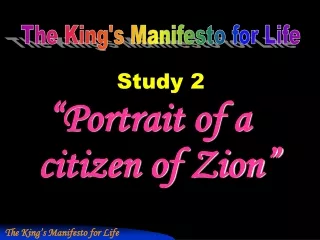 “Portrait of a citizen of Zion”