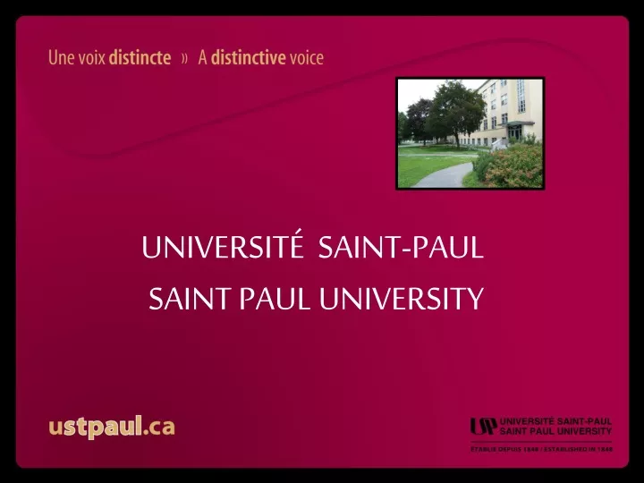 universit saint paul saint paul university