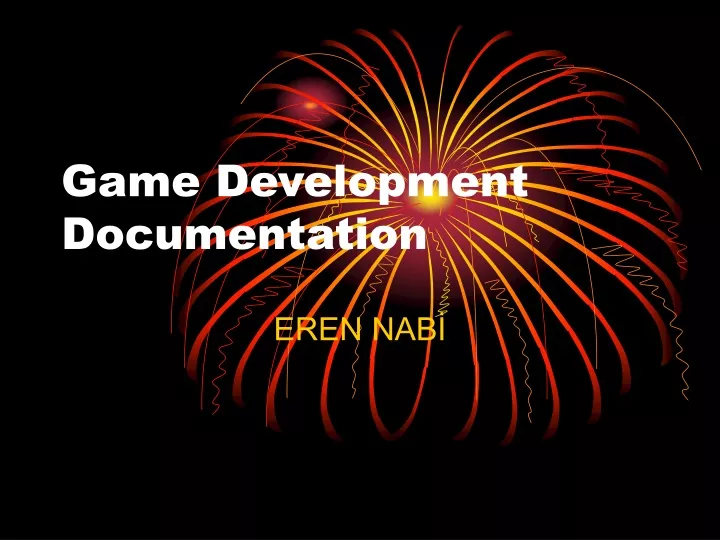 game development documentation