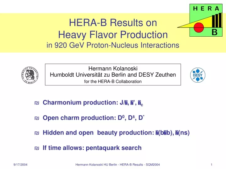 hera b results on heavy flavor production in 920 gev proton nucleus interactions