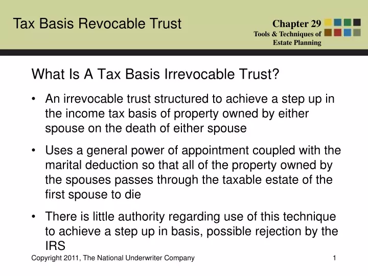what is a tax basis irrevocable trust