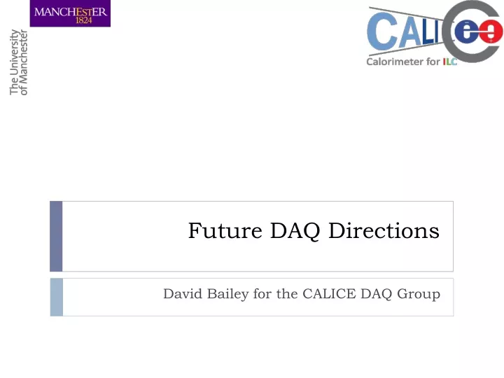 future daq directions