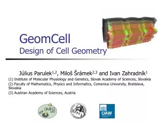 GeomCell Design of Cell Geometry
