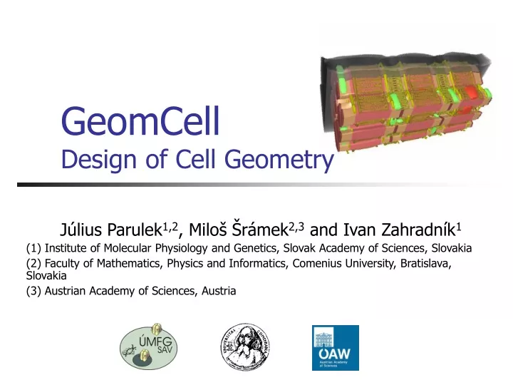 geomcell design of cell geometry