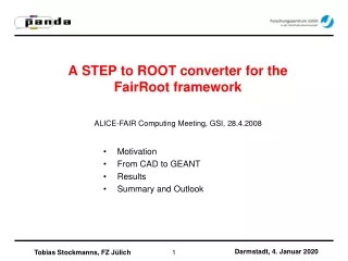 A STEP to ROOT converter for the FairRoot framework
