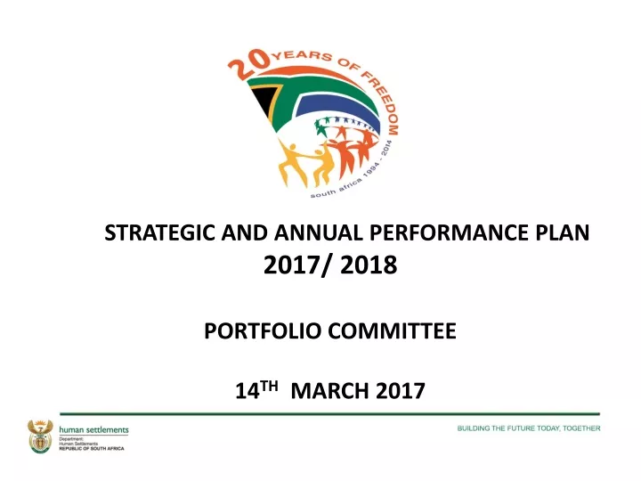strategic and annual performance plan 2017 2018