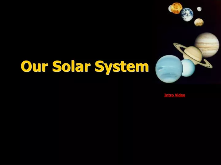 our solar system