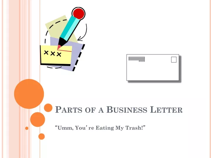 parts of a business letter
