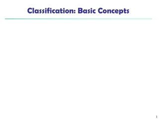 Classification: Basic Concepts