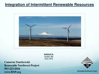 Cameron Yourkowski Renewable Northwest Project 503-223-4544 RNP