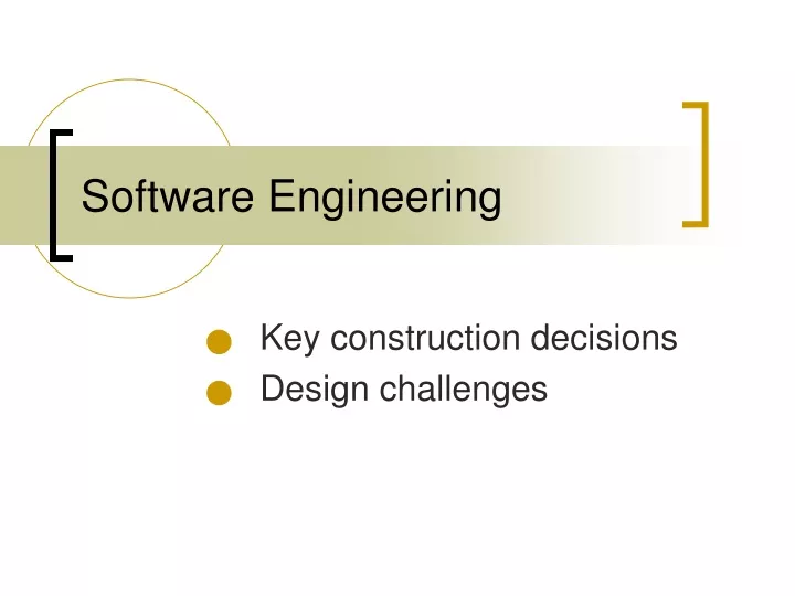 software engineering