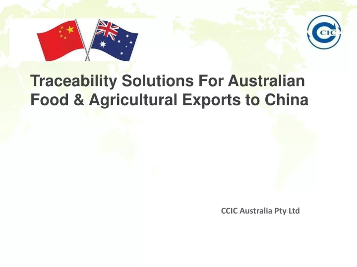 traceability solutions for australian food