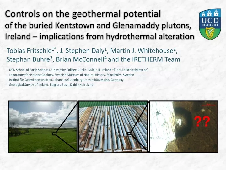 controls on the geothermal potential