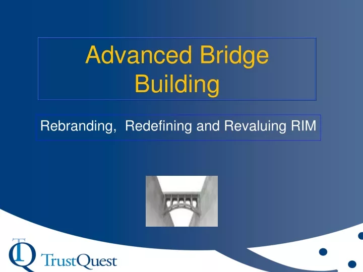 advanced bridge building