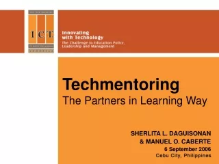 Techmentoring The Partners in Learning Way