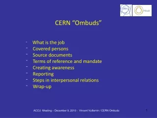 CERN “Ombuds”