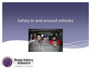 Safety in and around vehicles