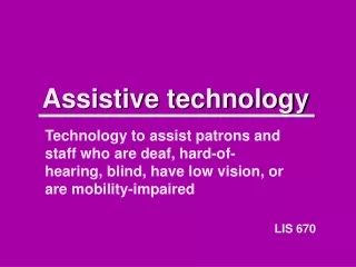 assistive technology