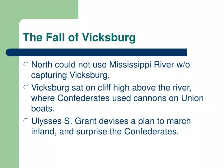 the fall of vicksburg