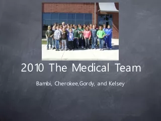 2010 The Medical Team