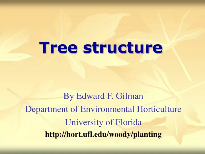 tree structure