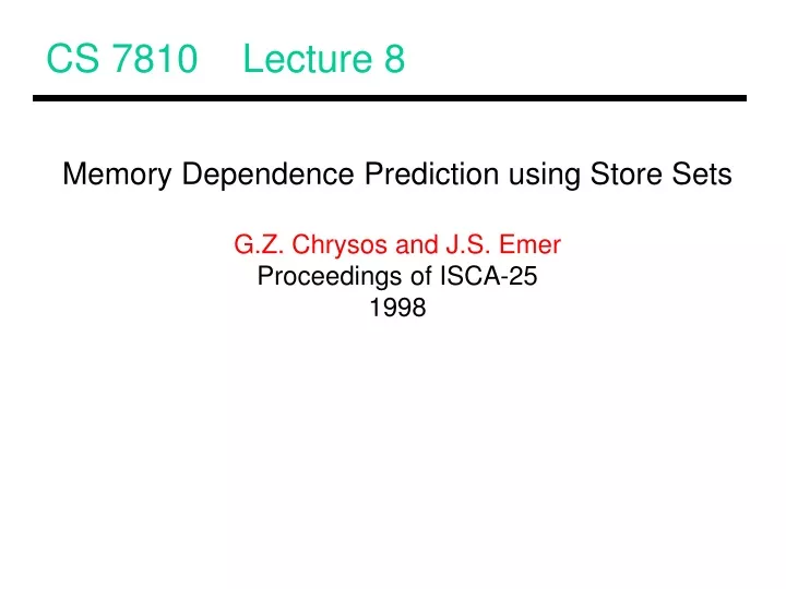 cs 7810 lecture 8