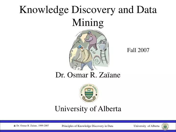 knowledge discovery and data mining