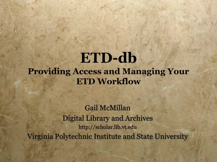 etd db providing access and managing your etd workflow