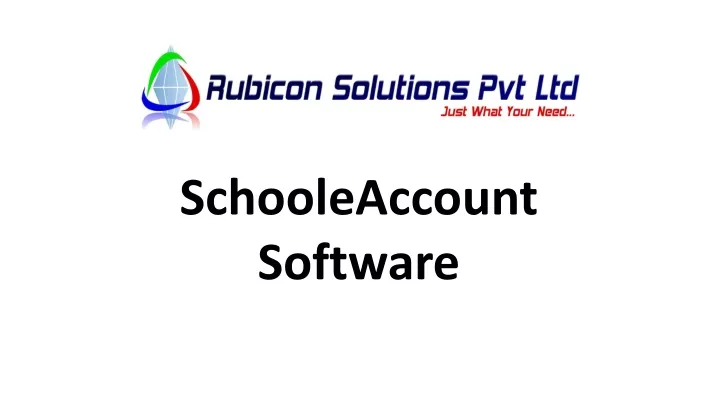 schooleaccount software