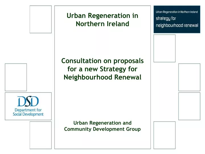 urban regeneration in northern ireland