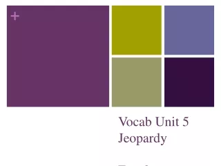 Vocab Unit  5  Jeopardy Eng  2