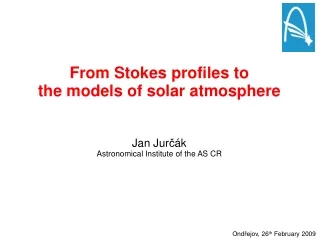 From Stokes profiles to  the models of solar atmosphere