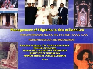 Management of Migraine in this millennium