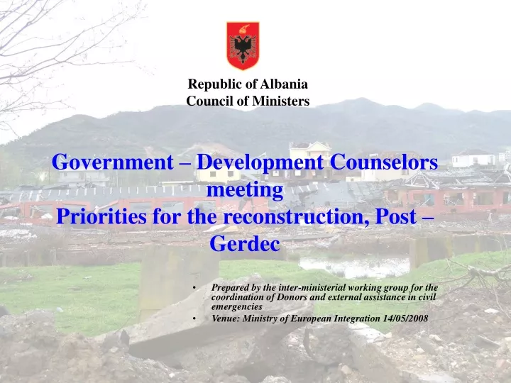 republic of albania council of ministers