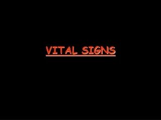 VITAL SIGNS