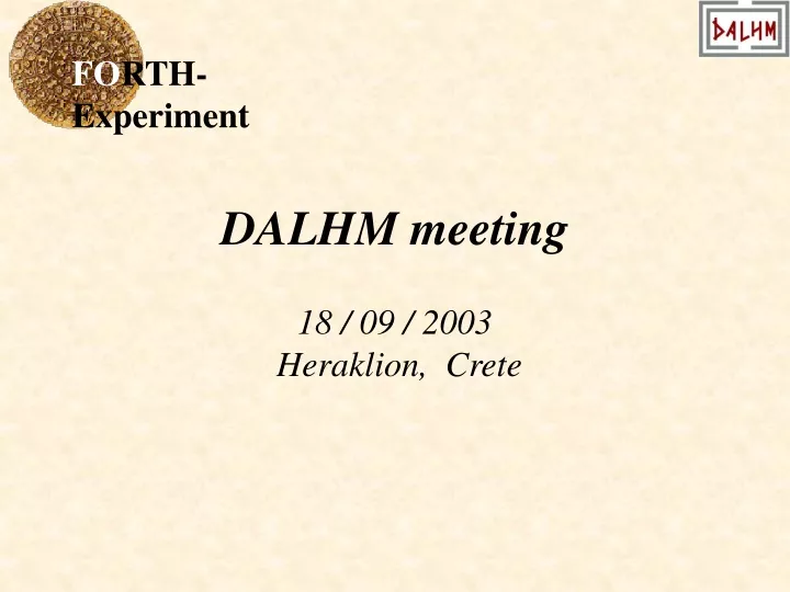 dalhm meeting