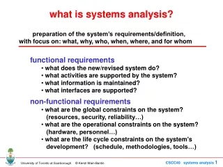 what is systems analysis?