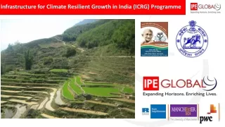 Infrastructure for Climate Resilient Growth in India (ICRG) Programme
