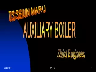 AUXILIARY BOILER